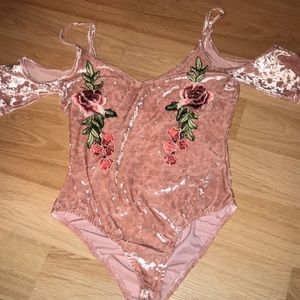 Charlotte Russe Floral Bodysuit